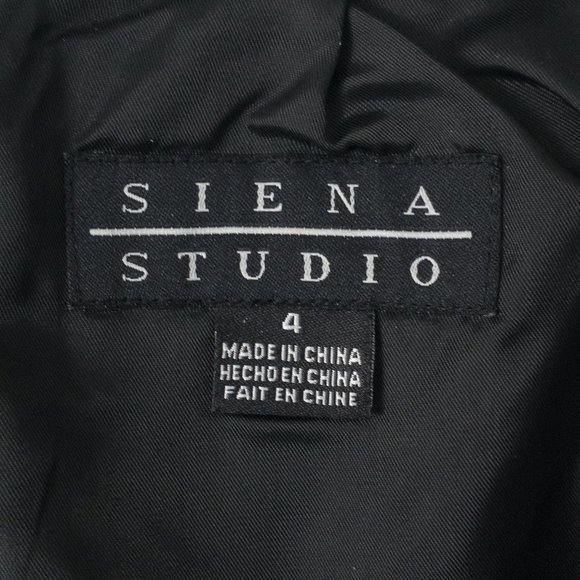 Vintage 4 Leather Highrise Straight Pants Black - Picture 10 of 11